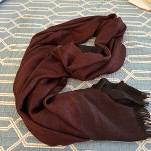 Eileen Fisher wool and silk scarf